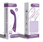 Vibrator pentru punctul G cu dublă vibrație din silicon seria B