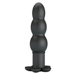 Plug anal vibrant din silicon negru Pretty Love Jadier