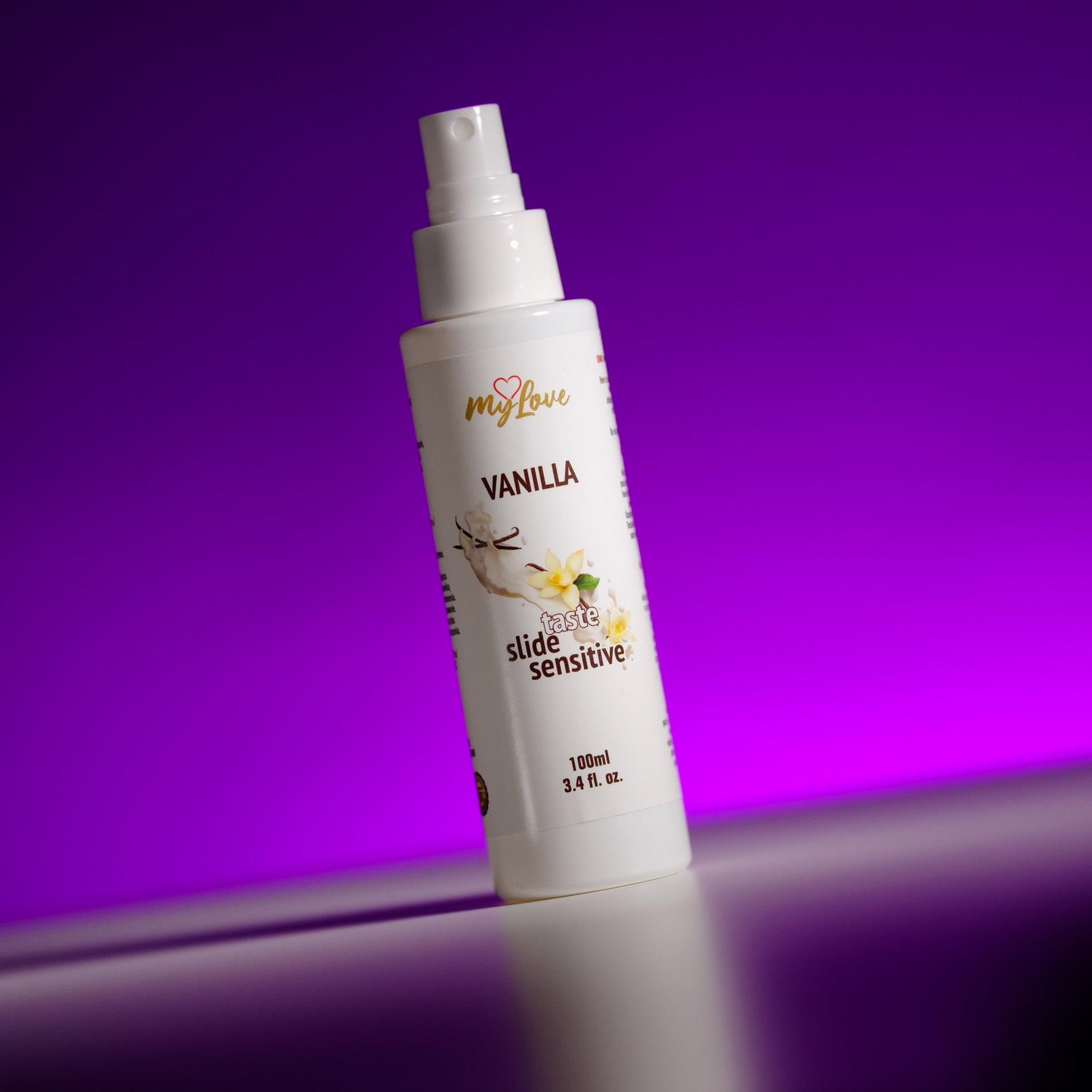 Gel intim MyLove Taste Slide Sensitive cu aromă de vanilie 100 ml