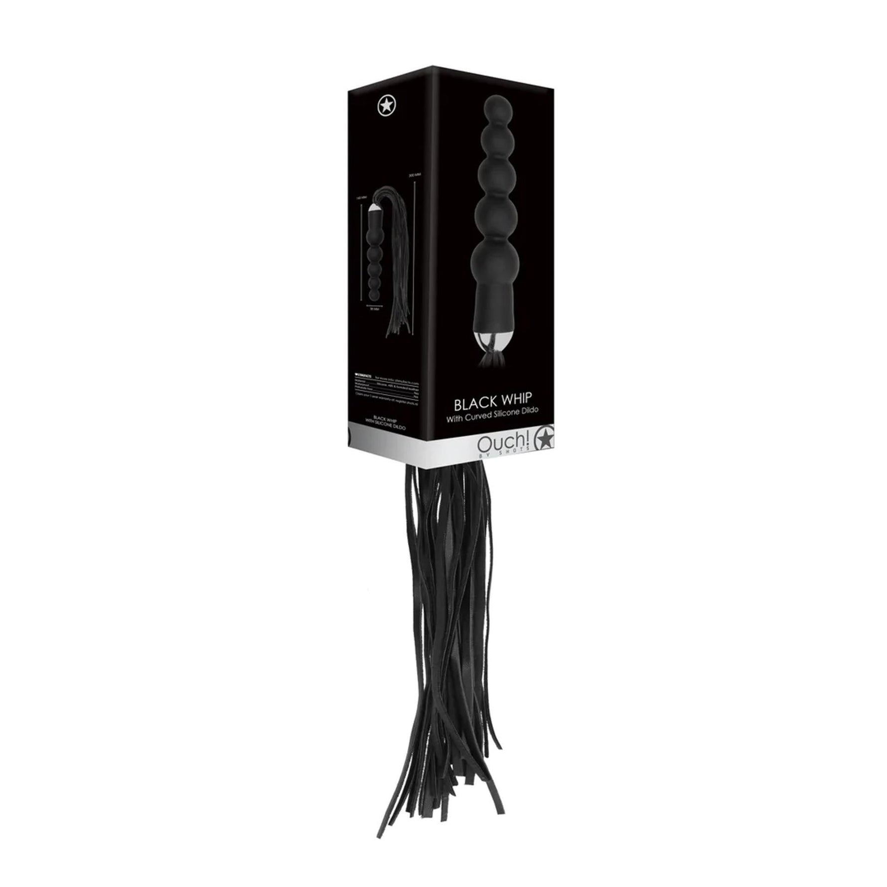 Dildo bici curbat din silicon Ouch 49 cm