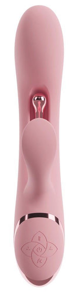 Vibrator USB Beau Coeur Avenor G Spot din silicon, cu formă de iepuraș, 23 cm