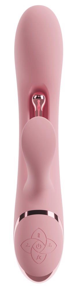Vibrator USB Beau Coeur Avenor G Spot din silicon, cu formă de iepuraș, 23 cm