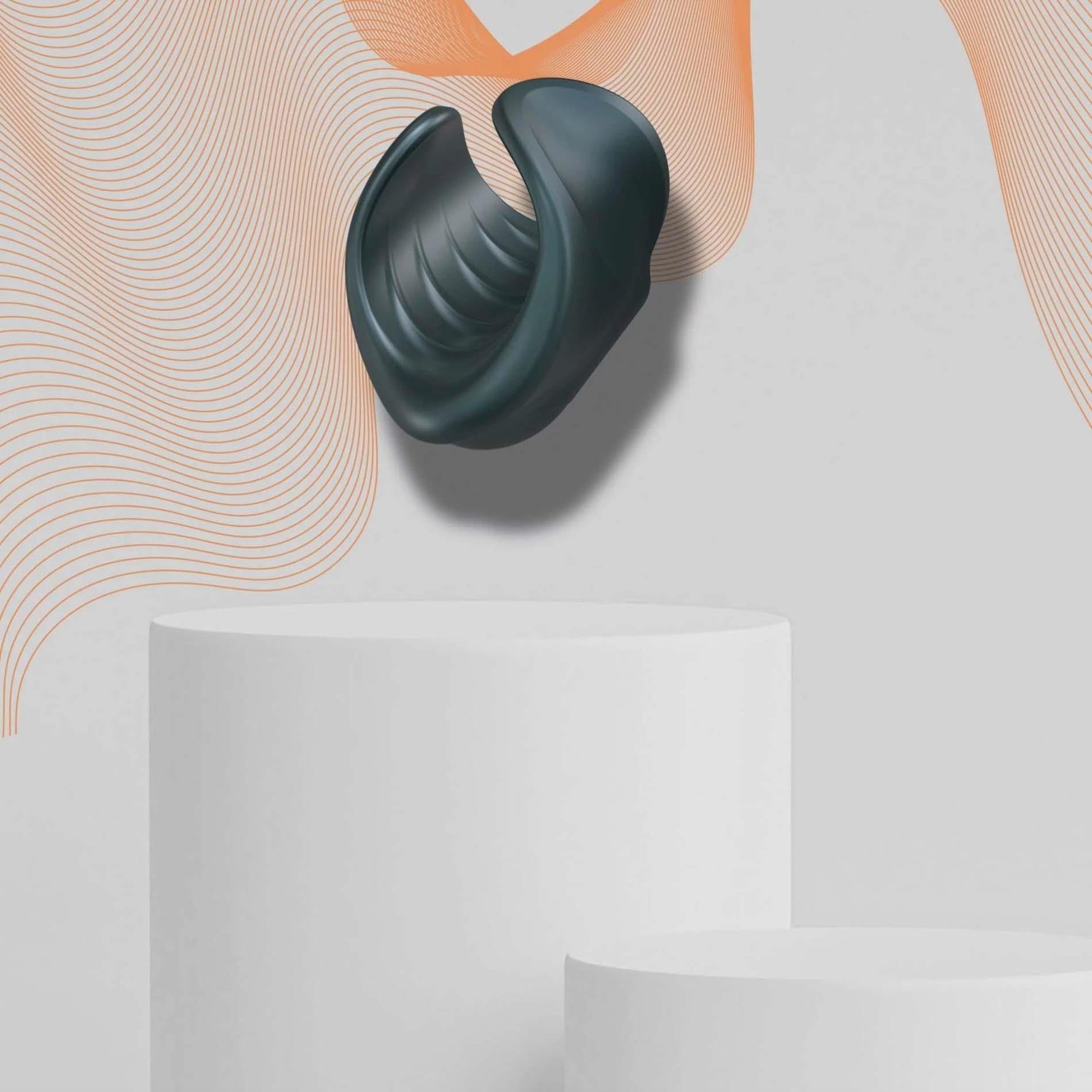 Masturbator vibrant din silicon Man.wand cu 10 moduri, 8,5 cm