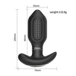 Dop anal vibrant Bliss APP din silicon cu USB