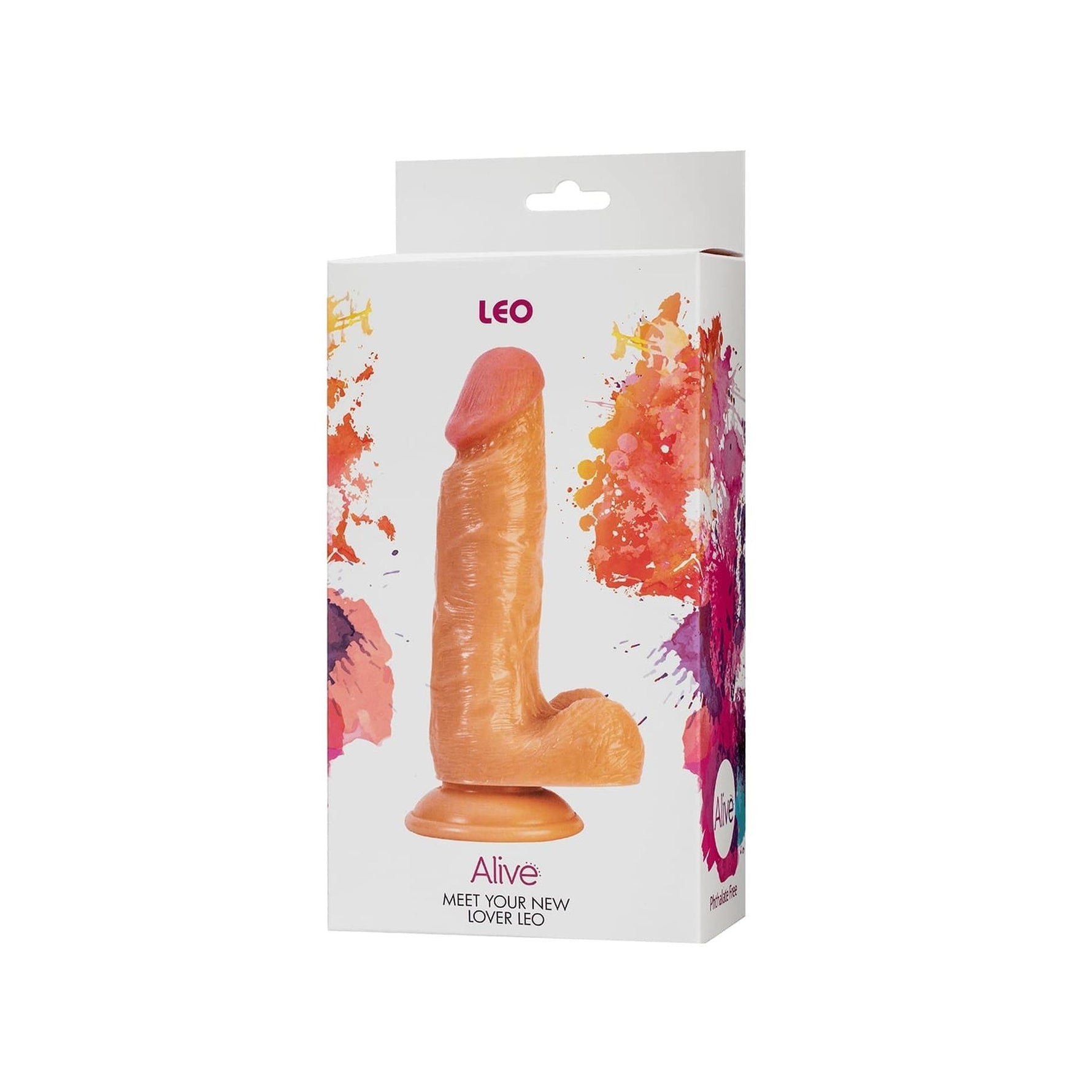 Dildo realist Lover Leo Alive, culoarea pielii, 17 cm