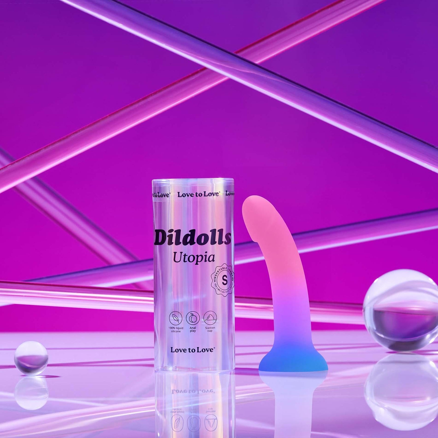 Dildol realist din silicon Love to Love Dildolls Utopia S 15 cm