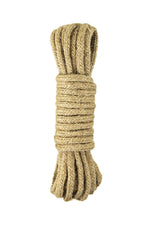 Frânghie de bondage Sweet Caress din cânepă, 5 m, mărimea S