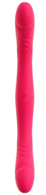 Vibrator dublu din silicon USB Couples Choice 31,2 cm