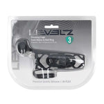 Manșon vibrant pentru penis Levelz din silicon, negru, 14,5 cm