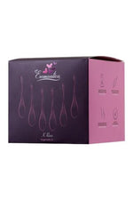 Set de 6 bile vaginale xEROMANTICA KROSE, silicon roz