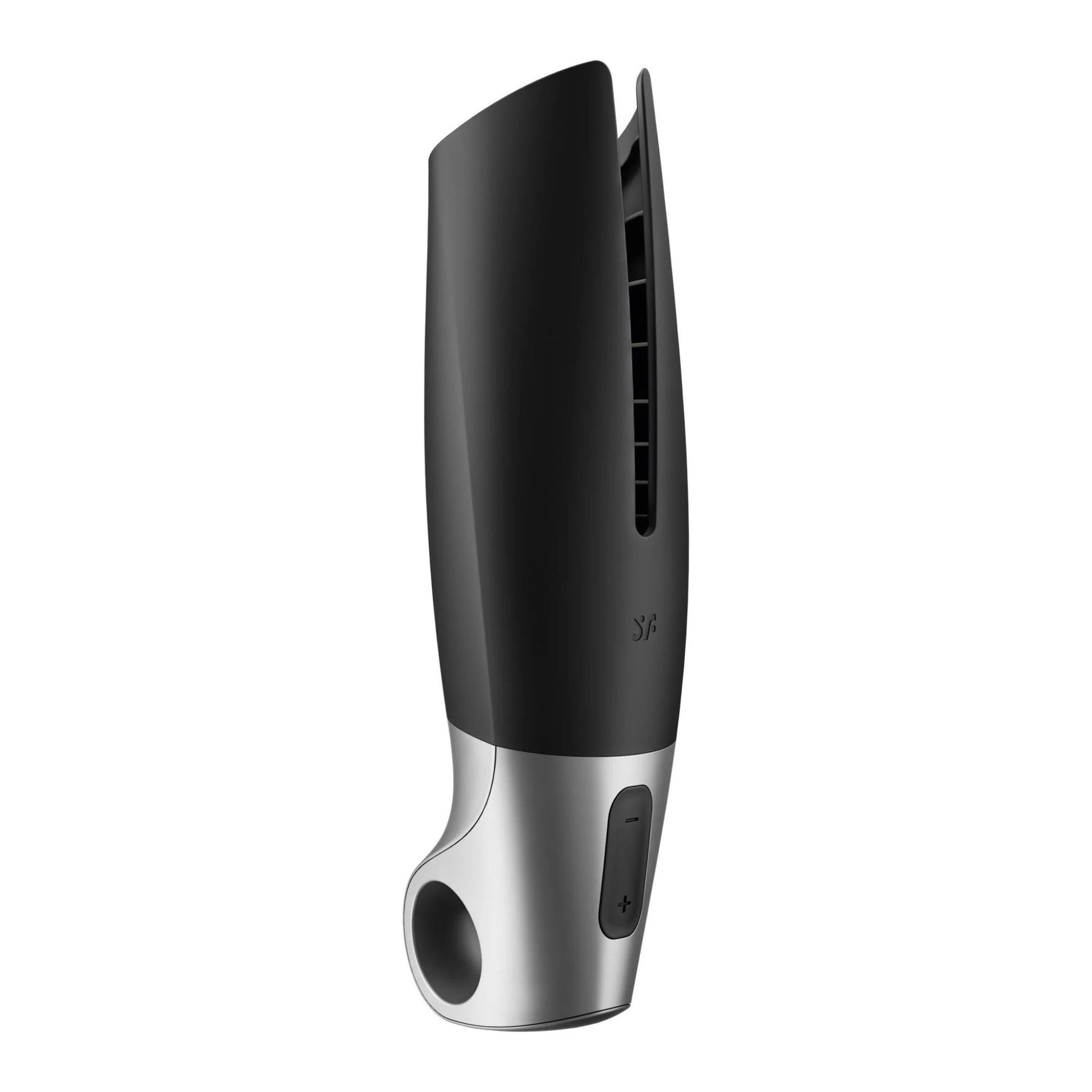 Masturbator vibrant Satisfyer Power, silicon, negru, argintiu, USB