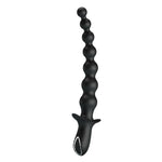 Pretty Love Dedron Vibrator Anal cu USB, Negru, 25 cm