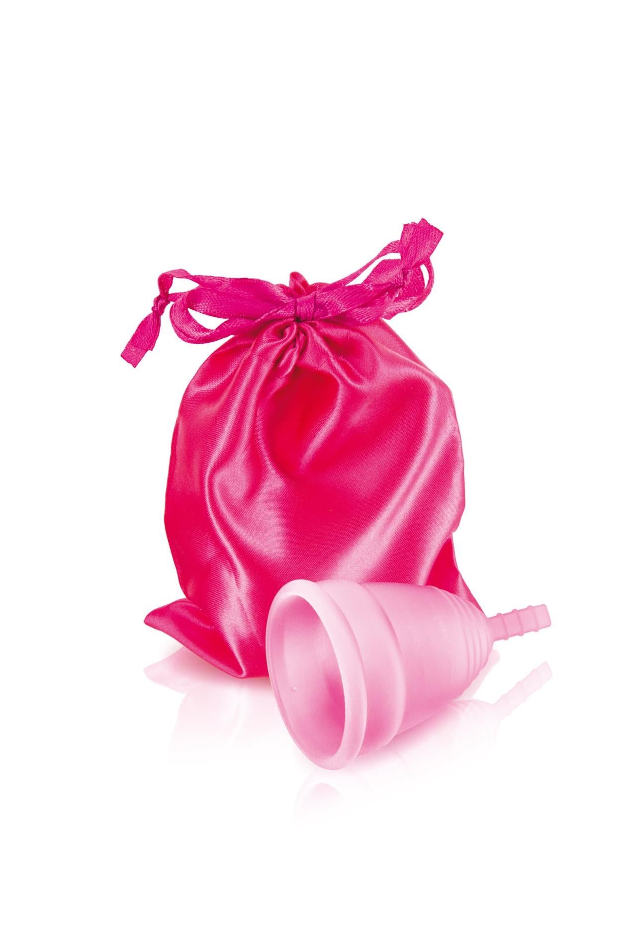 Cupă menstruală Yoba din silicon, roz, S
