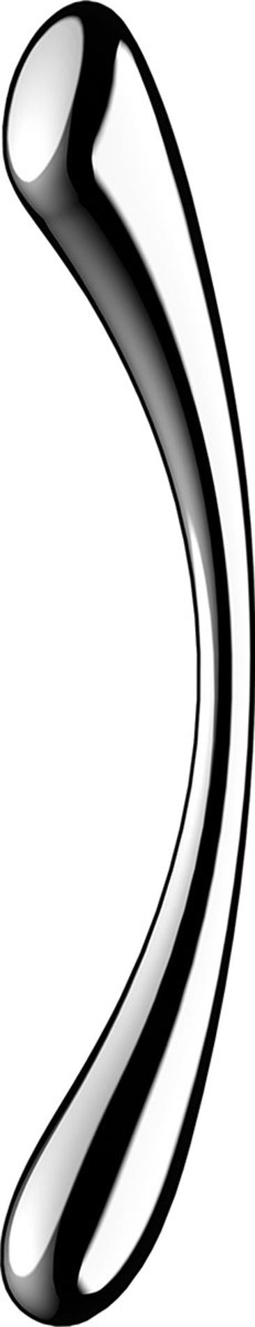 Dildo Satisfyer Cosmic Crest 1 din oțel inoxidabil cu două capete