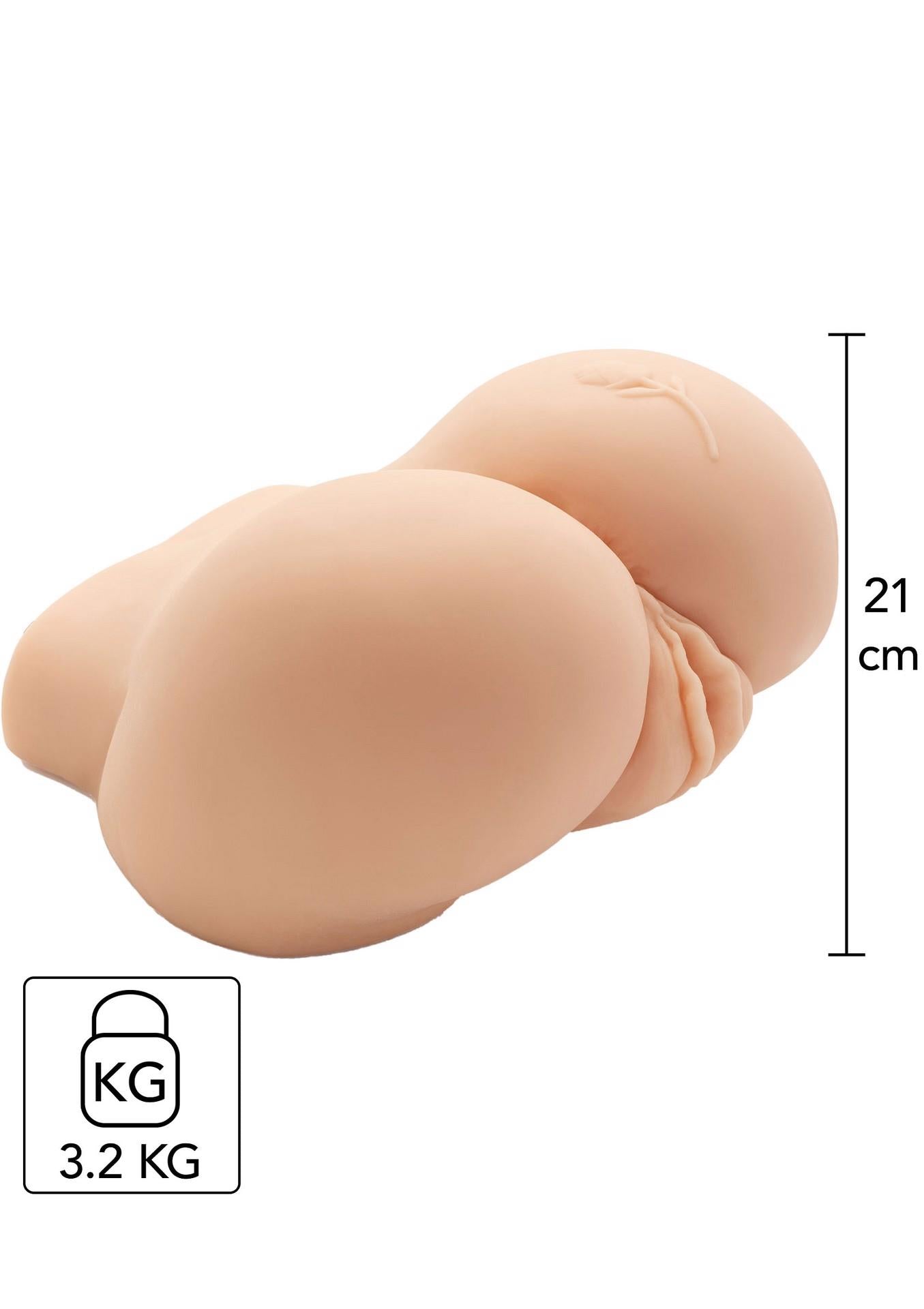 Masturbator cu fund mare, vibrator Hidden Desire, lumină vibrantă