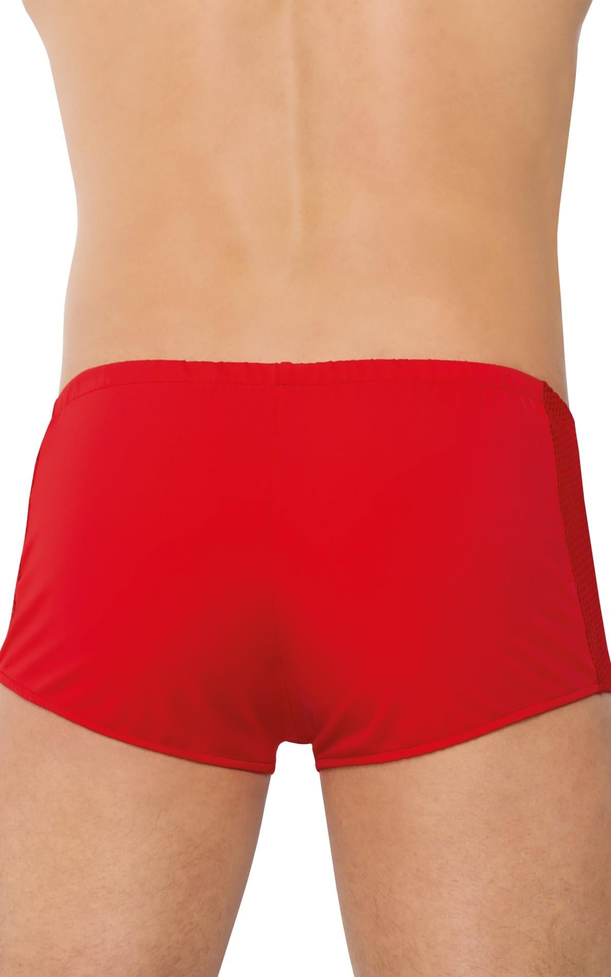 SoftLine Collection 4515 tanga din plasă roșu M