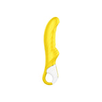 Vibrator Satisfyer Yummy Sunshine pentru Punct G, Galben, Silicon, USB, 23 cm
