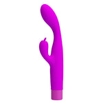 Vibrator flexibil din silicon pentru punctul G Pretty Love Josie, model iepuraș