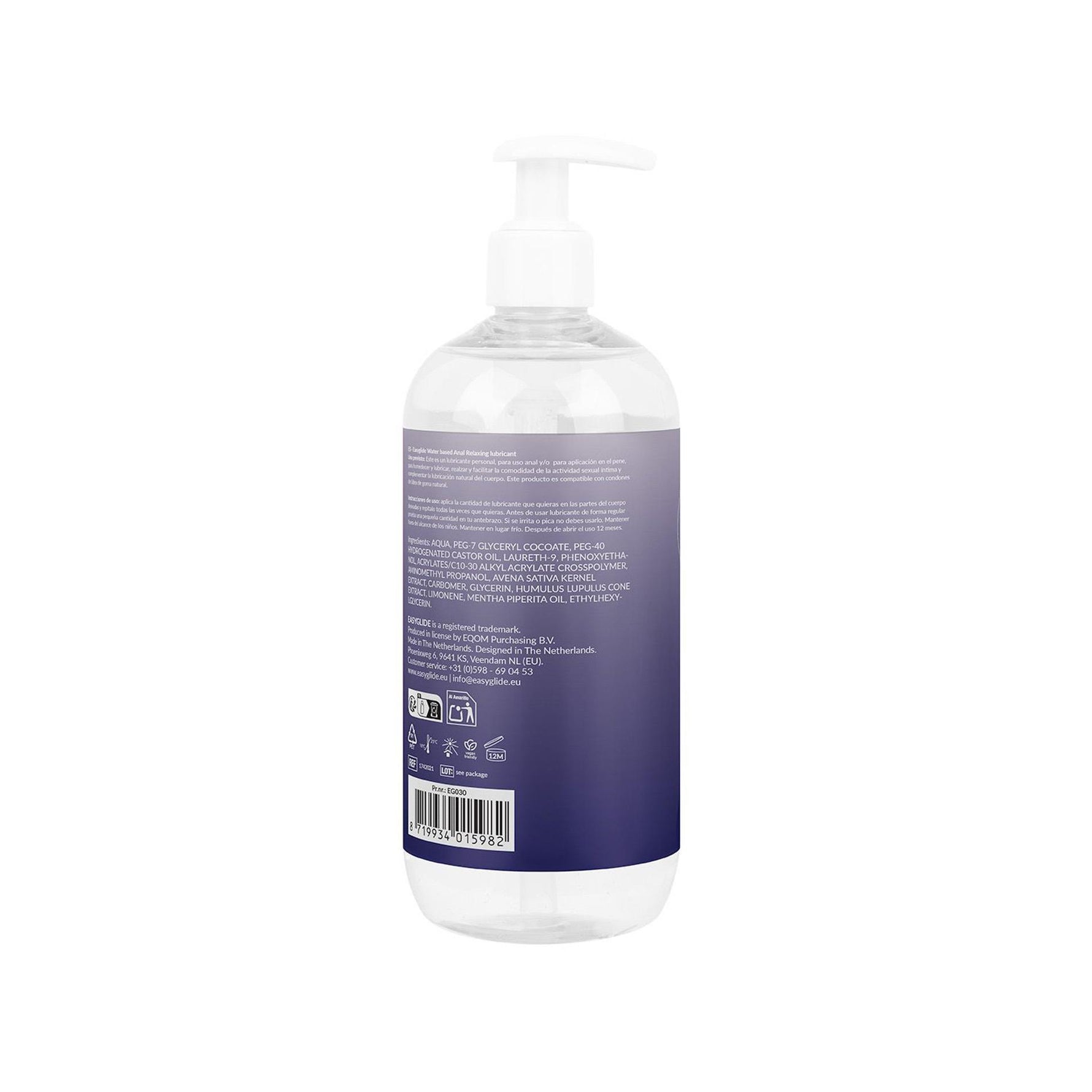 Lubrifiant anal relaxant EasyGlide 500 ml
