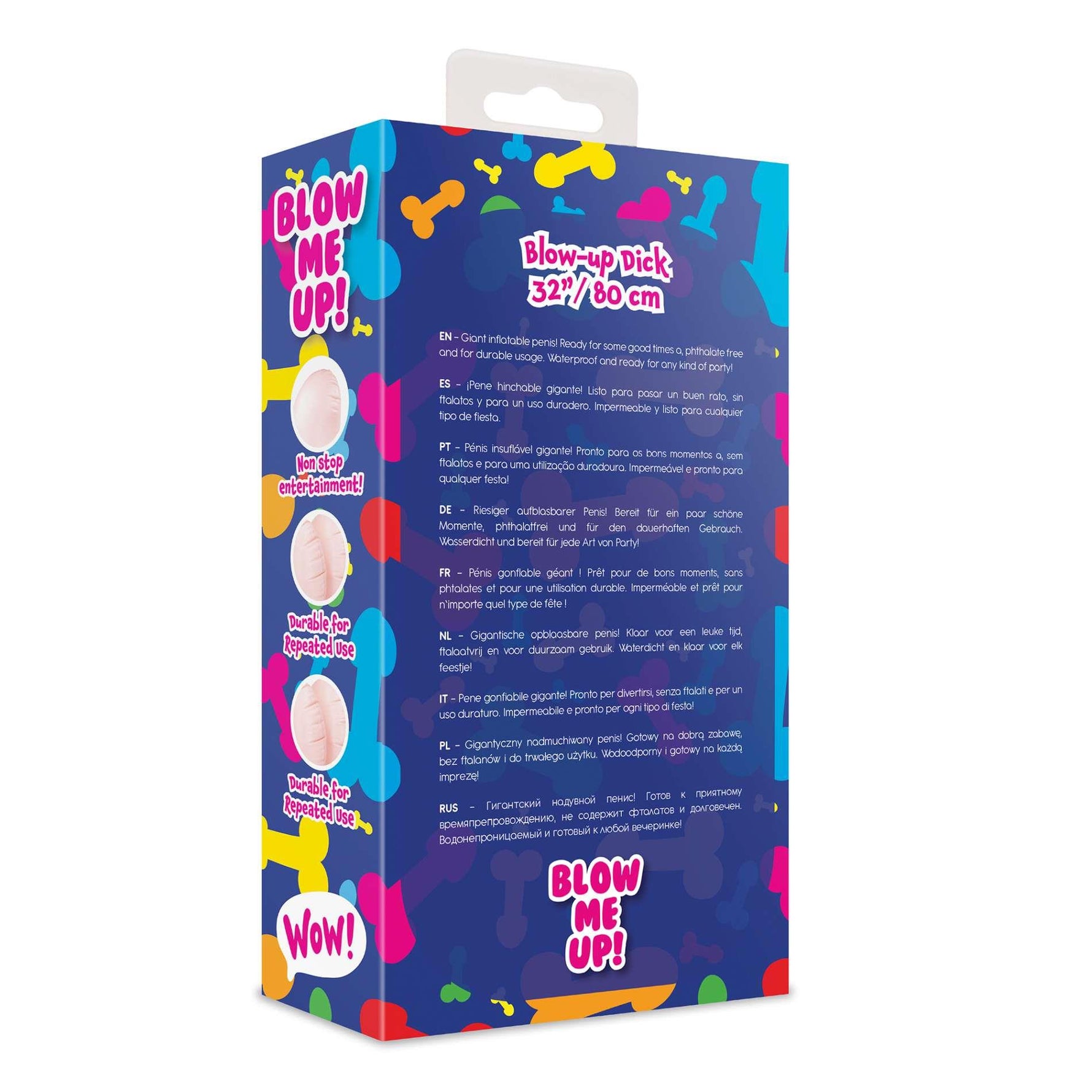 Penis gigant gonflabil S-Line 80 cm impermeabil