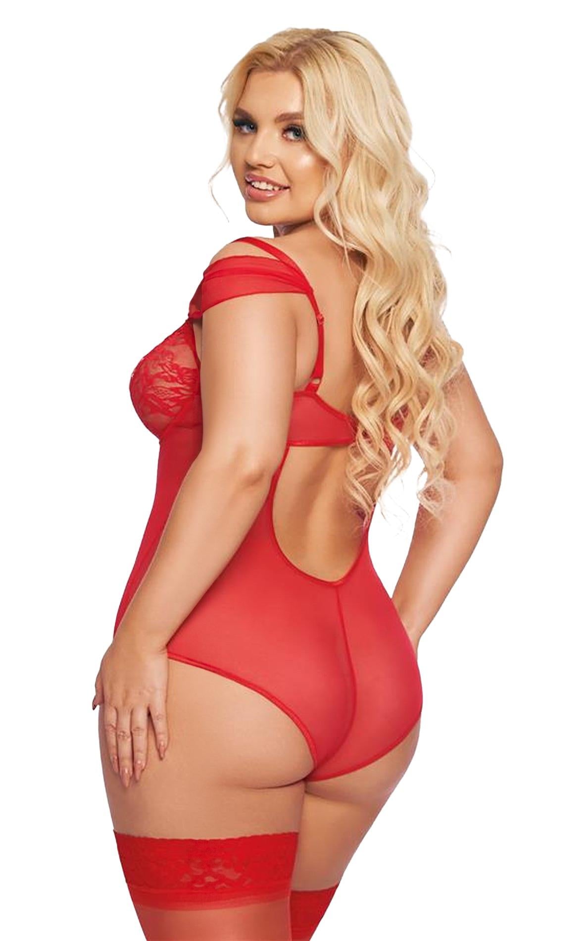 Body erotic Dora SoftLine Collection roșu 2XL