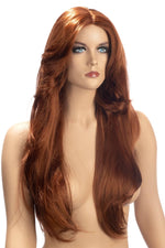 Perucă lungă roșie Rihana World Wigs