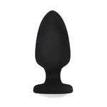 Plug anal vibrant din silicon cu LED, Fantasy, 10 cm, USB, cu telecomandă