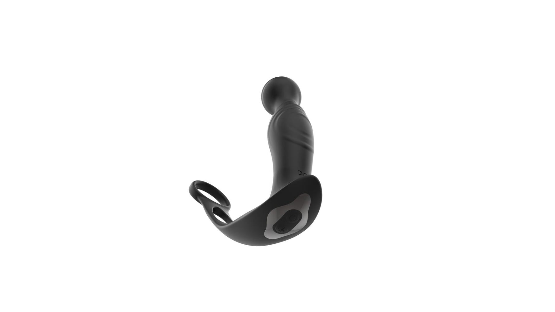 Masaj de prostată cu valuri USB din silicon seria B, drăguț, cu telecomandă, 15 cm