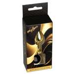 Bijuterii anale din oțel MyLove Toys cu diamant negru 7 cm