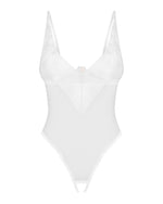 Body deschis Alissium alb Obsessive XS/S