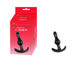 Plug T senzual Lovesecret 01 Negru 8,5 cm