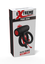 Inel vibrator dublu Elite Power Twin Hidden Desire cu 10 moduri
