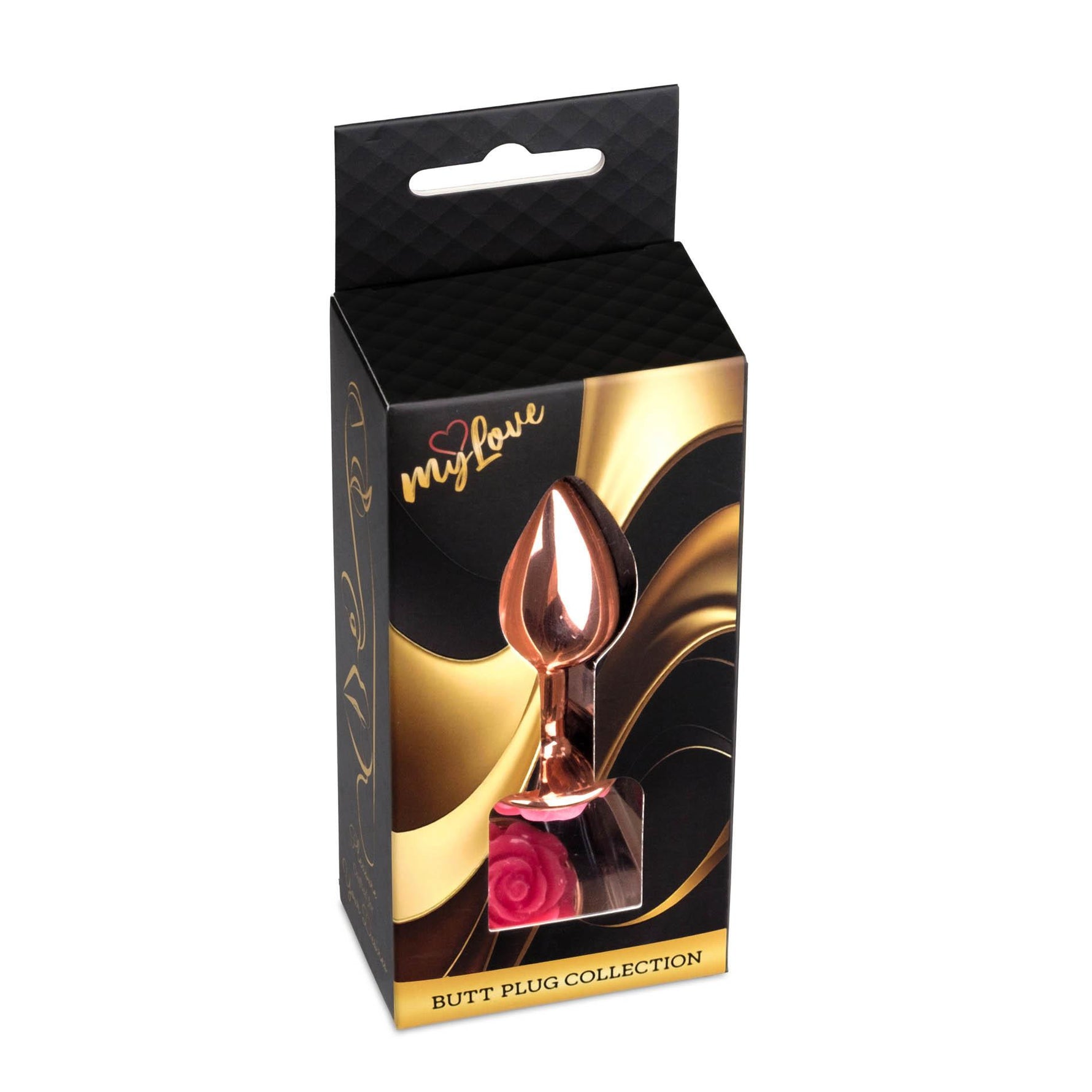 Plug anal MyLove Toys Rose roz 7 cm