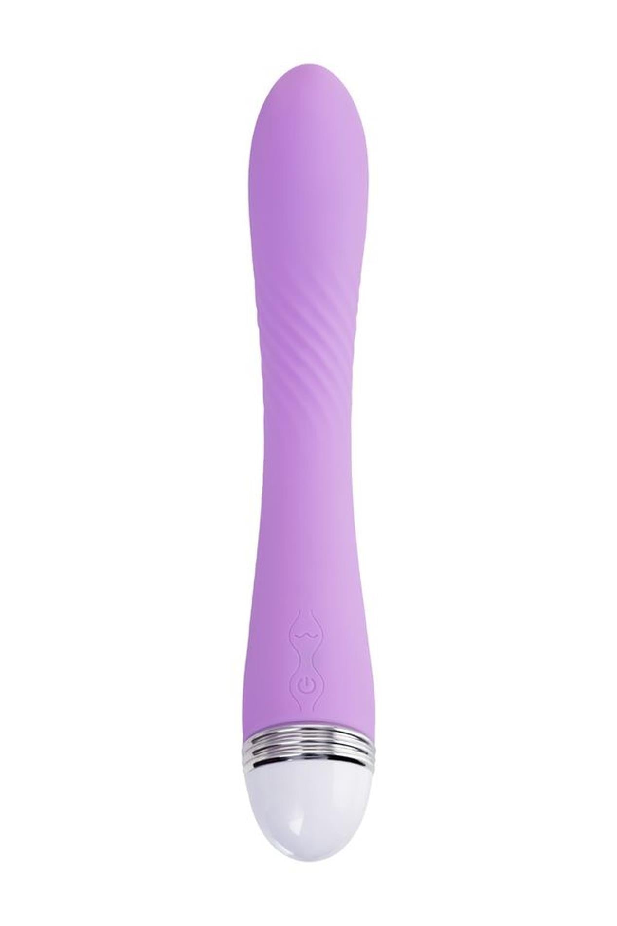 Vibrator Flovetta Lantana pentru punctul G, silicon, violet, 22 cm, USB