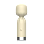 Vibrator compact Silk Pulse ecru, impermeabil 12 cm