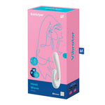 Vibrator Satisfyer Heat Wave pentru punctul G, cu aplicație încălzită, culoare mentă, 20 cm