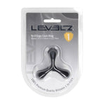 Inel pentru penis Tri-O Ergo din silicon Levelz, negru