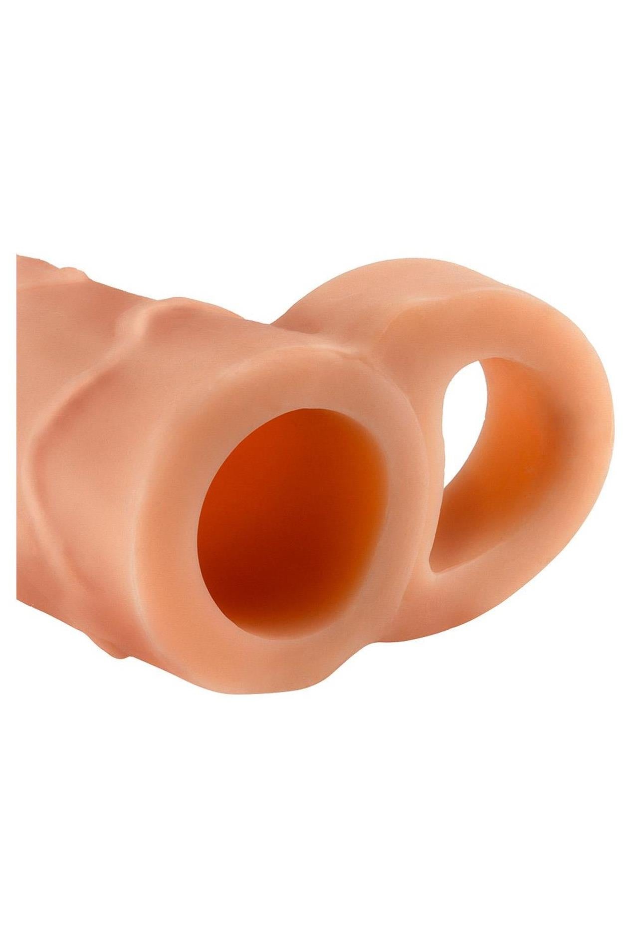 Extensie Fantasy Xtensions Perfect 2,5 cm cu curea pentru testicule
