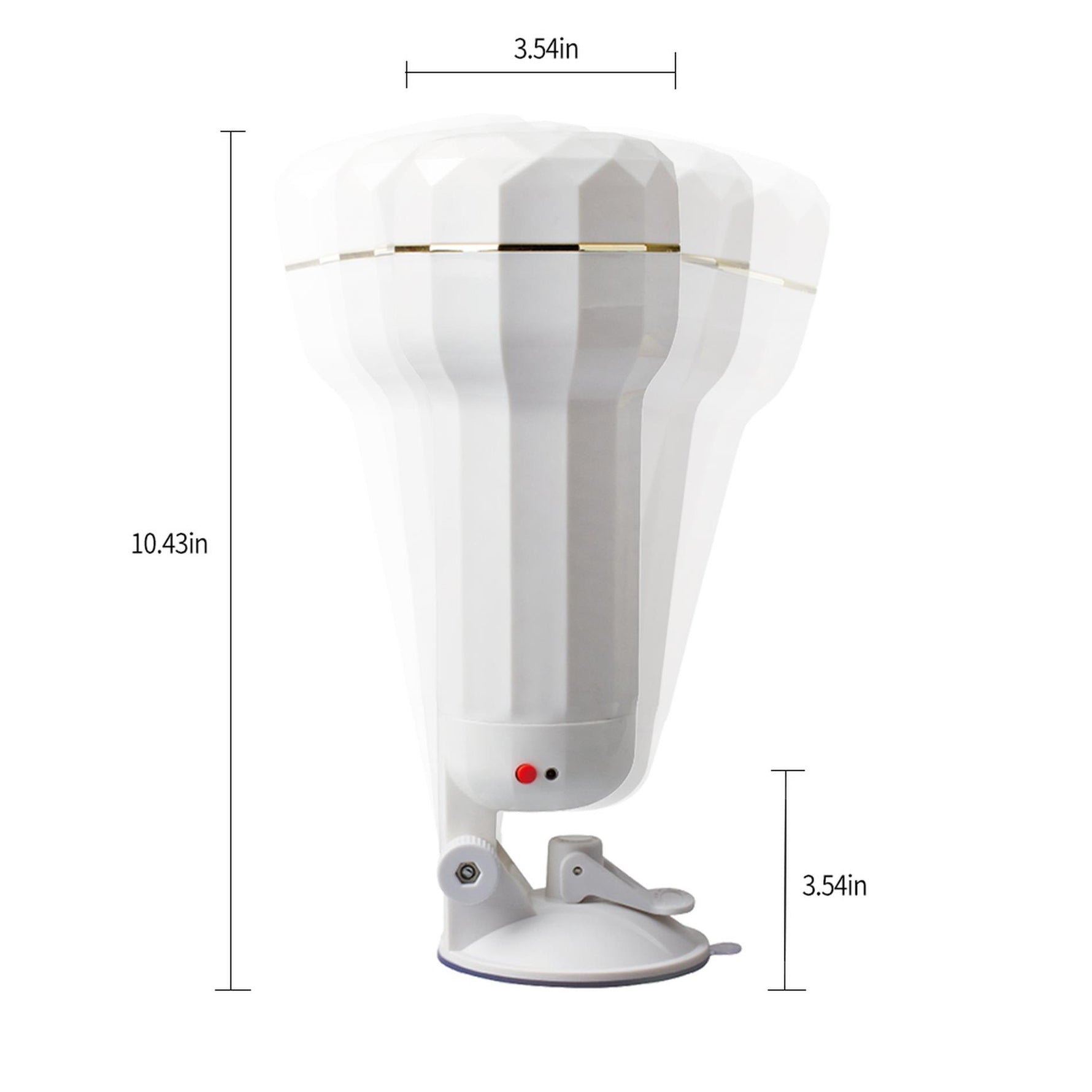 Masturbator vibrant MX Dream Cup, piele albă T
