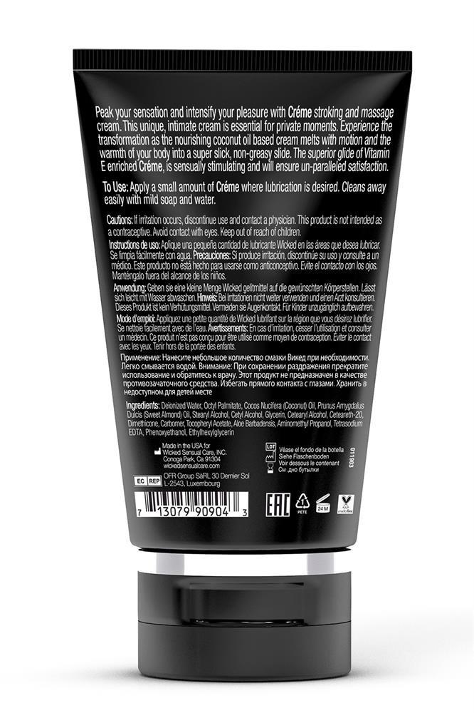 Cremă de masturbare Wicked Oil 120ml cu vitamina E