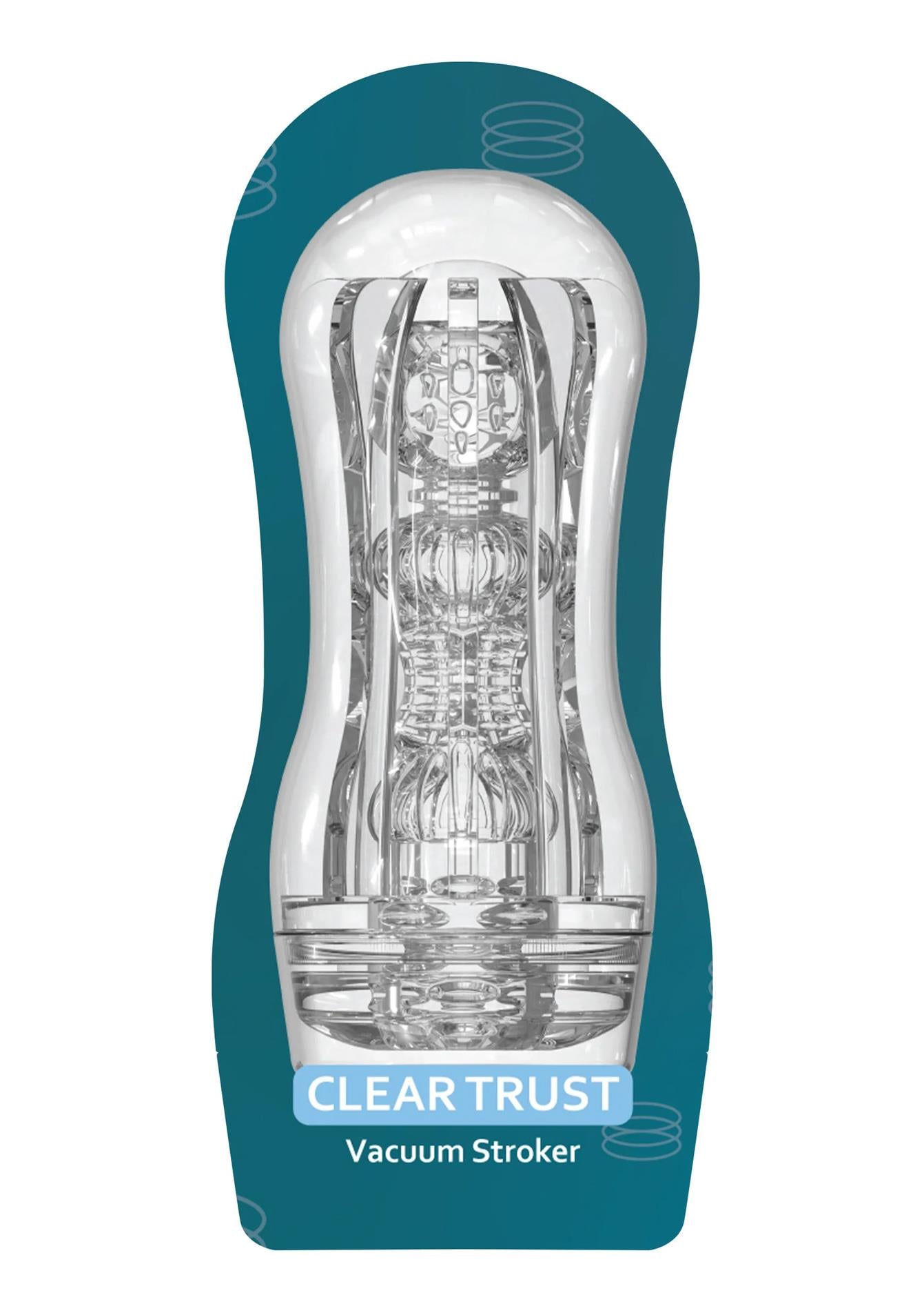 Masturbator cu vid ToyJoy Hero Transparent 18 cm