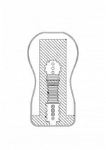 Masturbator anal Easy Rider ShotsToys 15,7 cm impermeabil