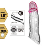 Prelungitor Pretty Love Damell TPE roz 19,8 cm