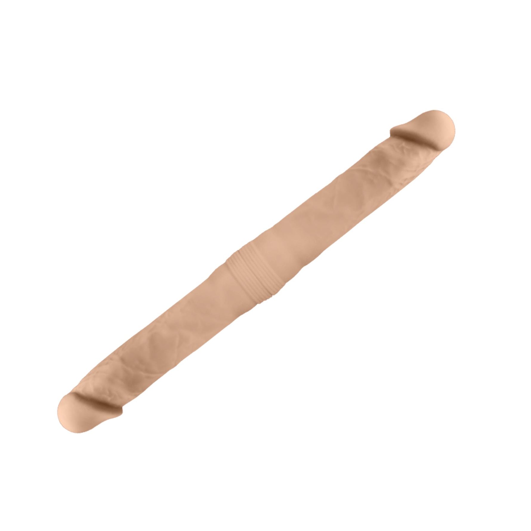 Dildo dublu Silexd culoarea pielii, mărimea S 38,5 cm