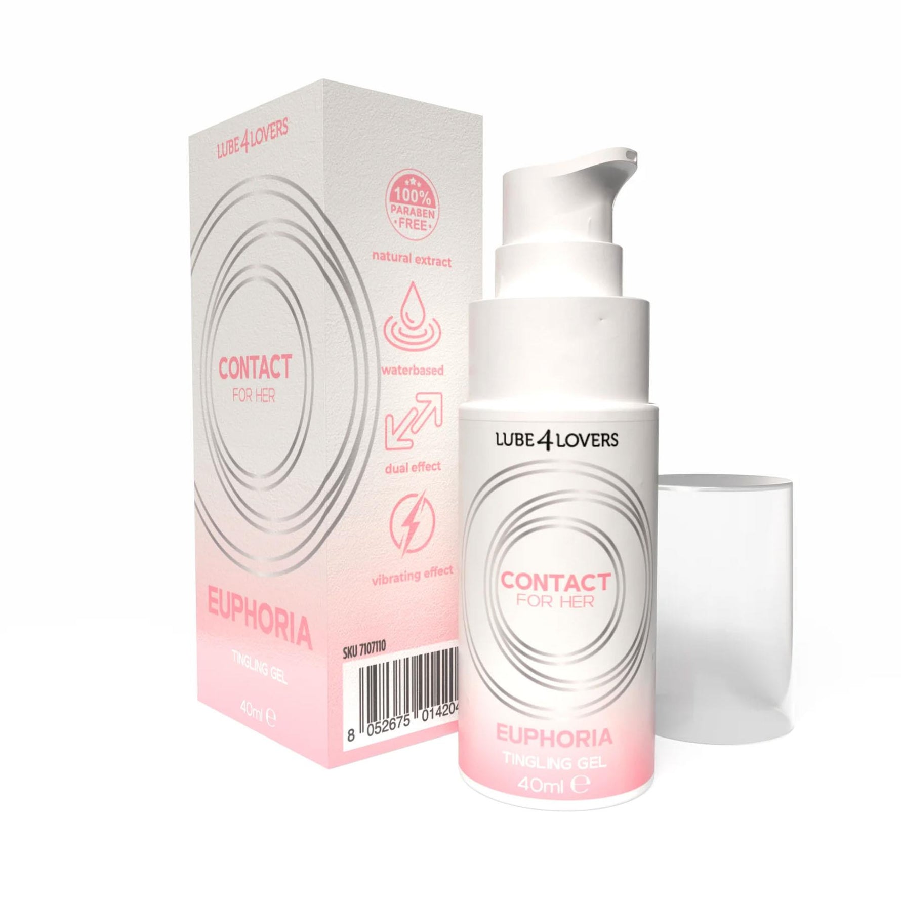 Euphoria Lube4lovers Gel vibrant pe bază de apă 40 ml