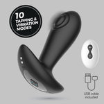 Aparat de masaj pentru prostată Octo cu telecomandă USB Crushious 12 cm