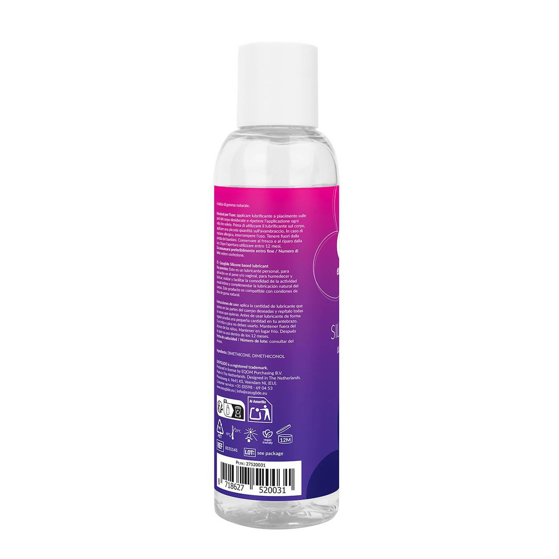 Lubrifiant de masaj EasyGlide cu silicon 150 ml