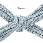 Au! Frânghie de bondage din poliester 10m albastru pudră