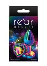 Plug anal inimă NS Novelties multicolor S 7 cm