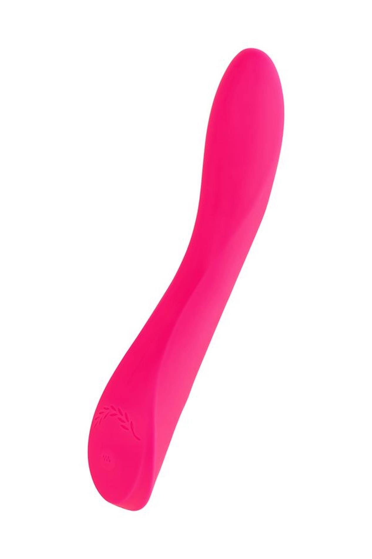 Vibrator JOS Twig pentru punctul G, silicon, roz, USB, 20,5 cm